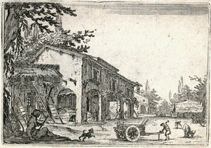 Capricer af forskellige figurer af Jacques Callot