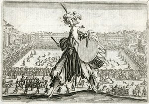 Capricer af forskellige figurer af Jacques Callot