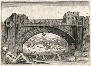 Capricer af forskellige figurer af Jacques Callot