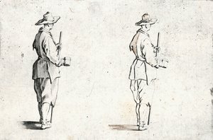 Capricer af forskellige figurer af Jacques Callot