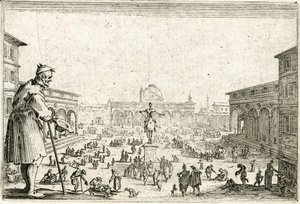 Capricer af forskellige figurer af Jacques Callot