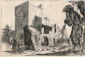 Capricer af forskellige figurer af Jacques Callot