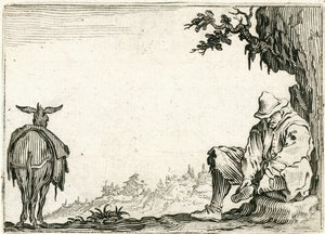 Capricer af forskellige figurer af Jacques Callot