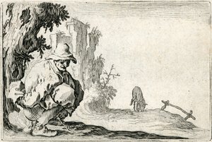 Capricer af forskellige figurer af Jacques Callot