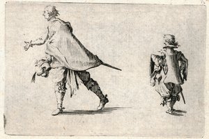 Capricer af forskellige figurer af Jacques Callot