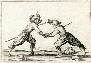 Capricer af forskellige figurer af Jacques Callot