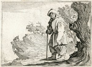 Capricer af forskellige figurer af Jacques Callot