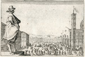 Capricer af forskellige figurer af Jacques Callot