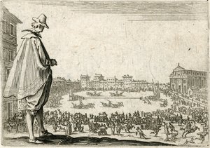 Capricer af forskellige figurer af Jacques Callot