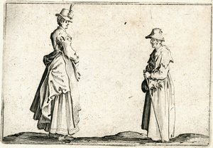 Capricer af forskellige figurer af Jacques Callot