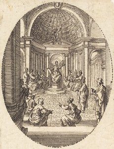 Kristus blandt lægerne af Jacques Callot
