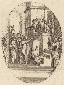 Kristus før Pilatus af Jacques Callot