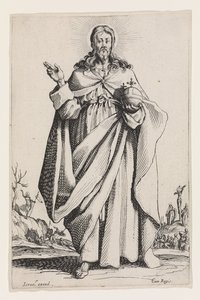 Kristus fra de store apostle, 1631 af Jacques Callot
