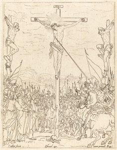 Kristus på korset. af Jacques Callot