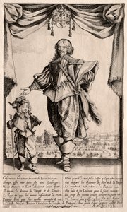 Claude Deruet og hans søn af Jacques Callot