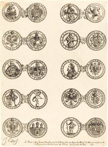 Mønter [plade 1] af Jacques Callot