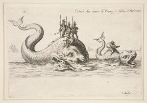 Kæmpe? la Barrière, Indgang til MM. af Varncourt, Tyllon og Marimont af Jacques Callot