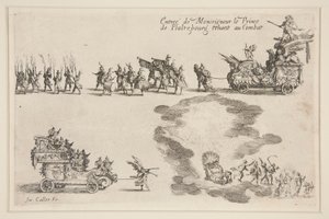 Bekæmpe? la Barri?re, Entr?e du Prince de Plaltzbourg af Jacques Callot