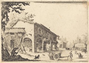 Gård til en gård af Jacques Callot