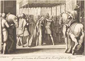 Kroning af storhertuginden af Jacques Callot