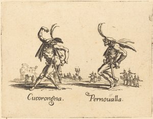 Cucorongna og Pernoualla af Jacques Callot