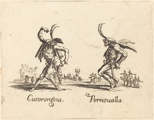 Cucorongna og Pernoualla af Jacques Callot