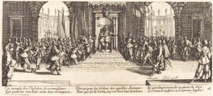 Uddeling af belønninger af Jacques Callot