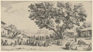 Landsbyfest af Jacques Callot