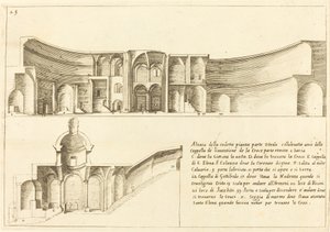Forhøjning af korsets opfindelses kapel af Jacques Callot