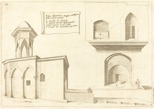 Forhøjelse af Den Hellige Gravs Kirke af Jacques Callot