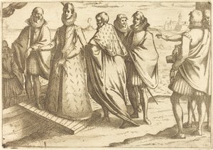 Ombordstigning i Genova af Jacques Callot