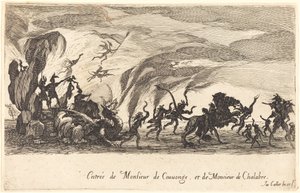 Indtræden af M. de Couvonge og M. de Chalabre af Jacques Callot