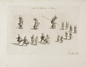 Indgang af M. de Macey, fra The Combat at the Barrier af Jacques Callot