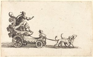 Indtræden af Monseigneur Henry de Lorraine, Marquis de Moy, under navnet Pirandre af Jacques Callot