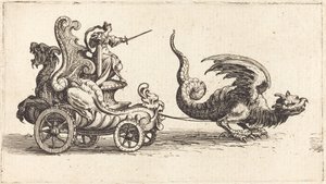 Indtræden af Monseigneur Henry de Lorraine, Marquis de Moy, under navnet Pirandre af Jacques Callot