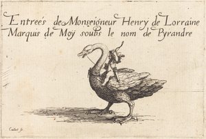Indtræden af Monseigneur Henry de Lorraine, Marquis de Moy, under navnet Pirandre af Jacques Callot