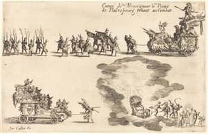 Prinsen af Pfaltzbourgs indtræden af Jacques Callot