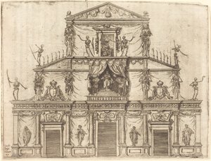 Facade af San Lorenzo, Firenze af Jacques Callot