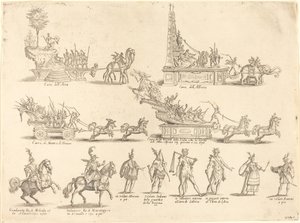Flydere og deltagere af Jacques Callot