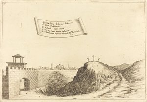 Fire dele af Via Dolorosa, 1619. af Jacques Callot