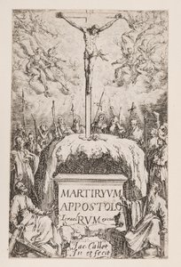 Frontispice; nr. 1 fra Apostlenes Martyrium af Jacques Callot