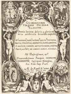 Frontispice til "Gloriosissimae" af Jacques Callot
