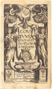 Frontispice til "The Customs of Lorraine" af Jacques Callot