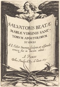 Frontispice til "De store apostle" af Jacques Callot