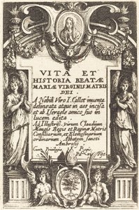 Frontispice til "The Life of the Virgin" af Jacques Callot