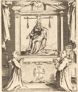Frontispice til The Order of the White Penitents i Nancy af Jacques Callot