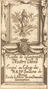 Frontispice til Reglerne for Vor Frue Orden af Jacques Callot
