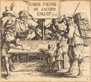 Frontispice til "Varie Figure" af Jacques Callot