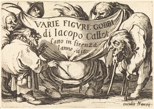 Frontispice til "Varie Figure Gobbi" (Various Hunchback Figures) af Jacques Callot