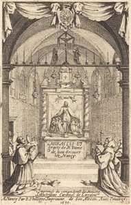 Frontispice for Vor Frue af "Bon-Secours-les-Nancy"s mirakler og nåder af Jacques Callot
